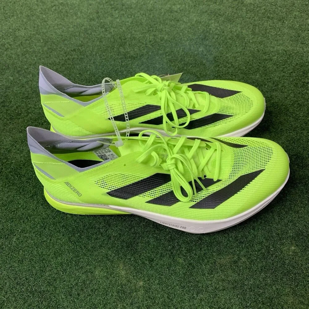 Sz 11 Adidas Adizero Avanti Track Spikes Lucid Lemon Men’s IG1989